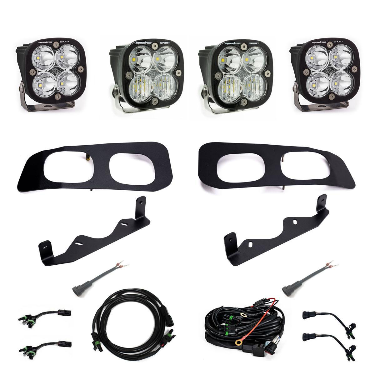 Baja Designs 2023-2026 Ford Super Duty Dual Sportsmen Fog Pocket Kit