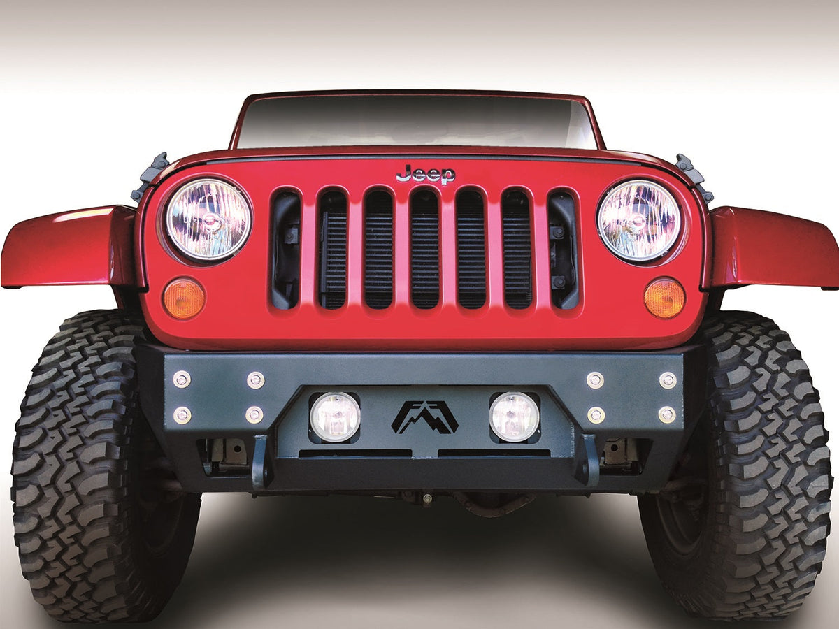 Fab Fours 2007 2018 Jeep JK FMJ Stubby Winch Bumper