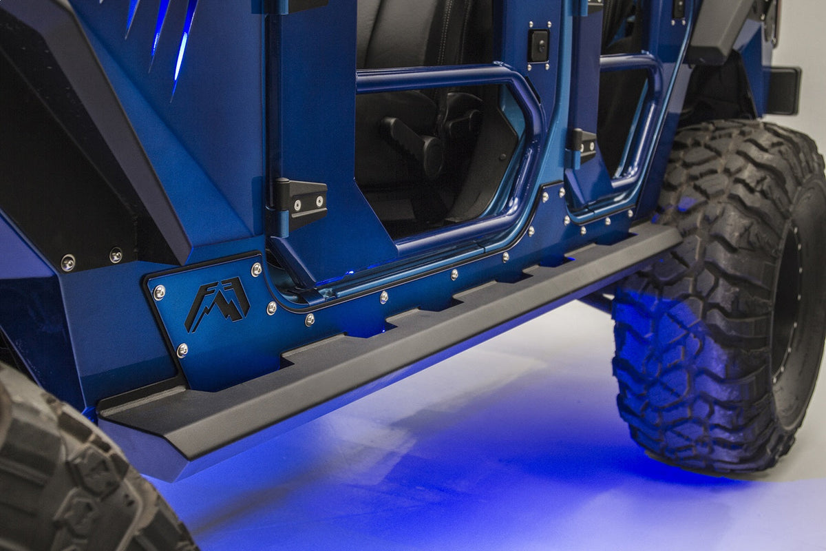 Fab Fours 2007 2018 Jeep JK 4 Door Light Rock Sliders