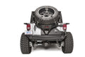 Fab Fours 2007 2018 Jeep JK Slant Back Tire Carrier for the Y1261T Bare