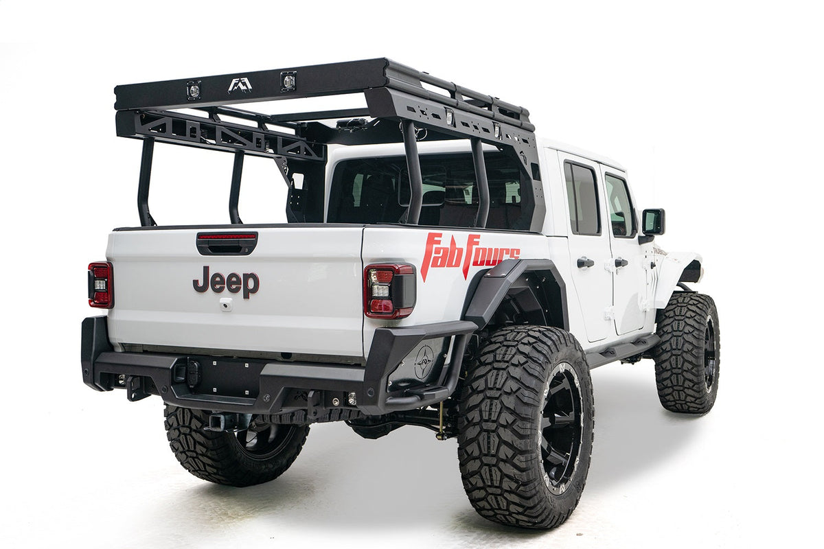 Fab Fours 2020 2024 JT Gladiator Overland Rack Bare