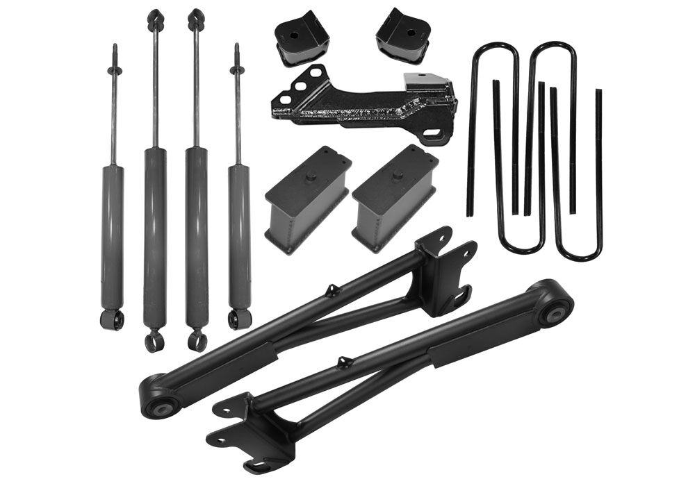 Superlift 2 Spacer Lift Kit - 08-10 Ford F-250 350 - w Radius Arms and Superlift Shocks