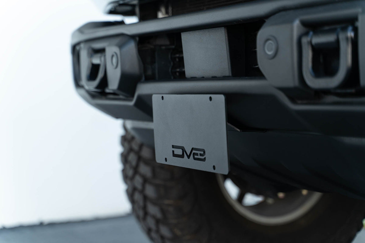 DV8 2021-2024 Ford Bronco DV8 Offroad Capable Bumper Front License Plate Mount