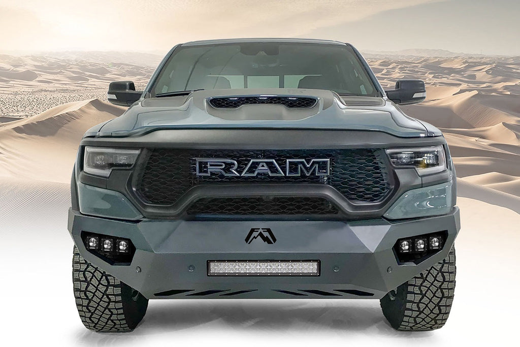 Fab Fours 2021 2025 Dodge Ram TRX Vengeance Front w No Guard