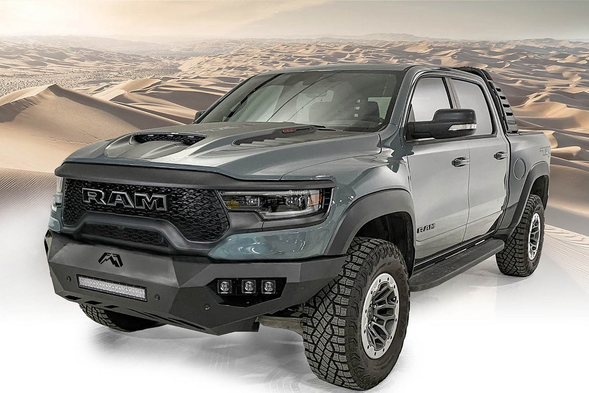 Fab Fours 2021 2025 Dodge Ram TRX Vengeance Front w No Guard