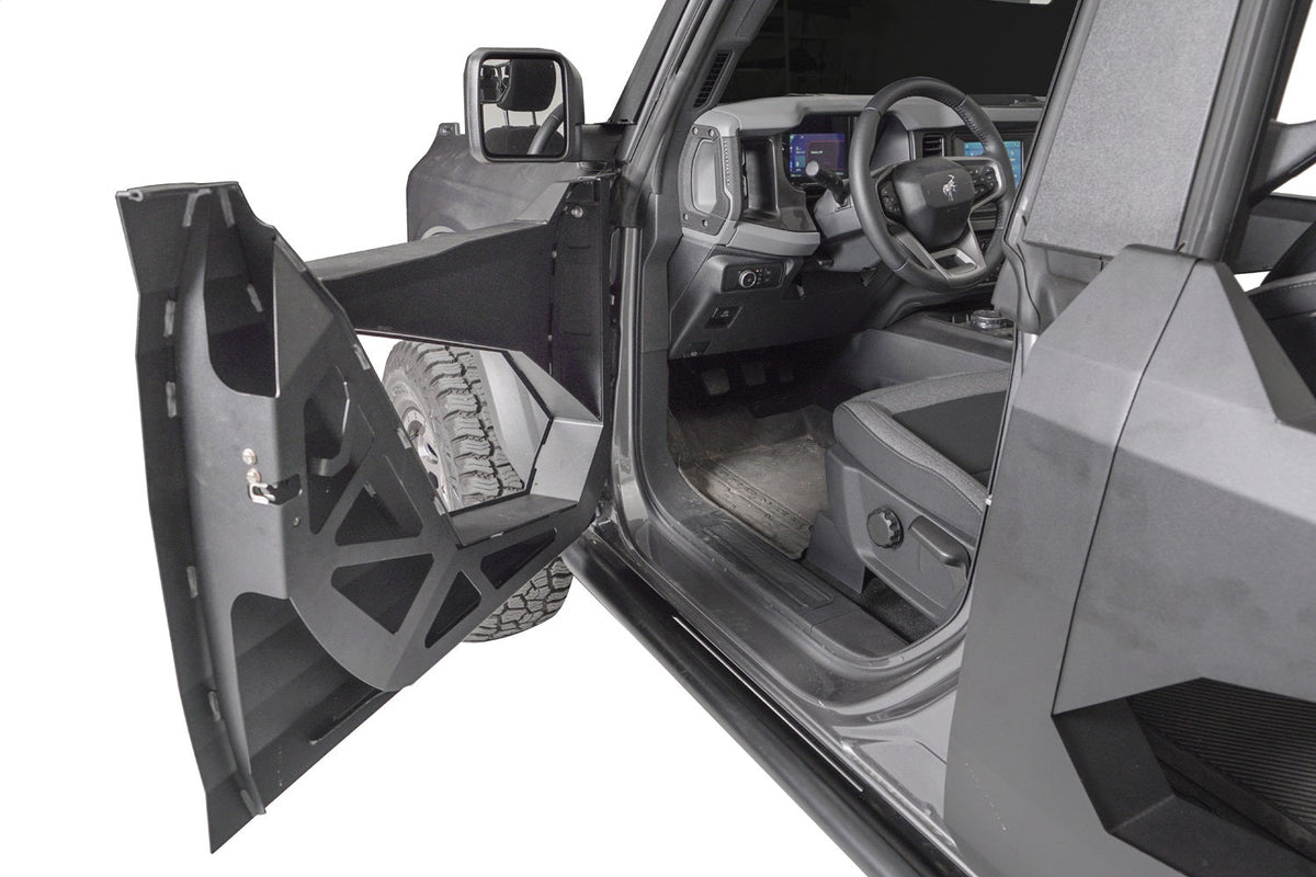 Fab Fours 2021 2025 Ford Bronco Trail Door Inserts Bare