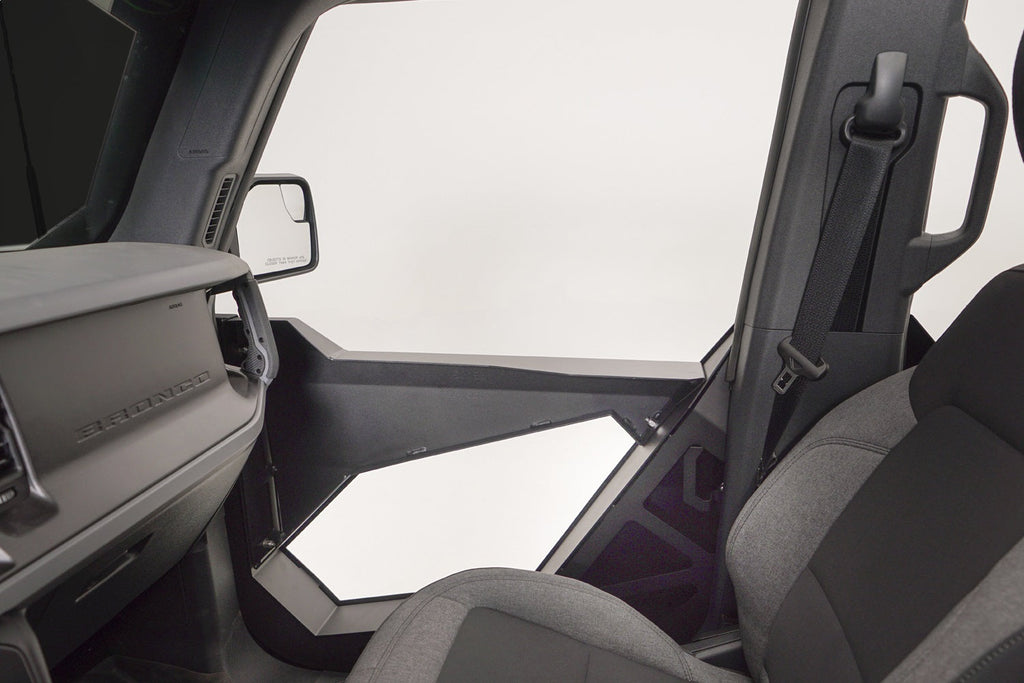 Fab Fours 2021 2025 Ford Bronco Trail Door Inserts Bare