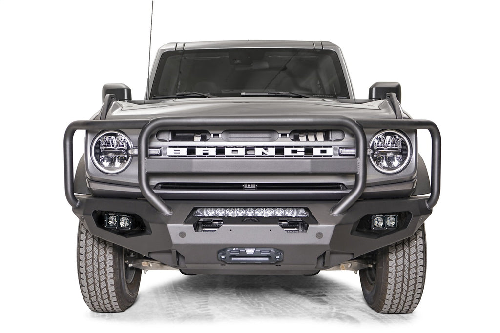 Fab Fours 2021 2025 Ford Bronco Matrix front bumper w no guard Bare