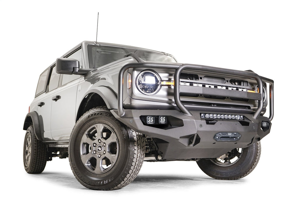 Fab Fours 2021 2025 Ford Bronco Matrix front bumper w no guard Bare