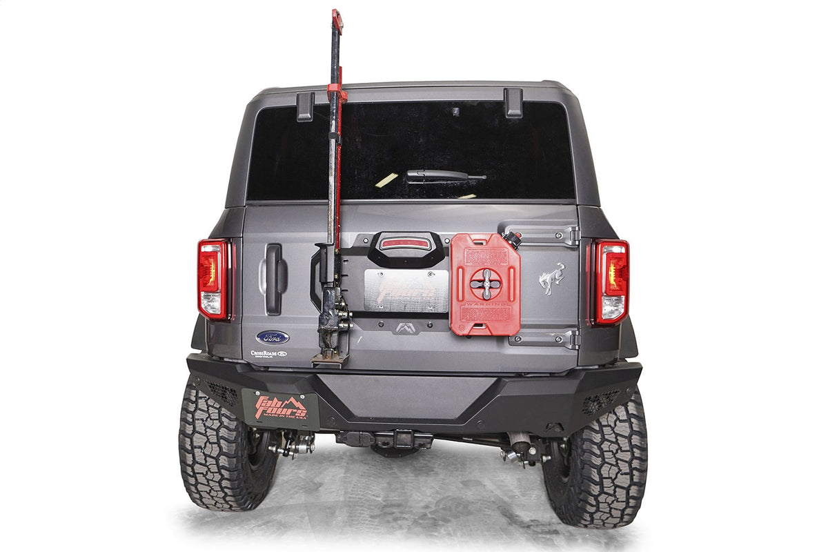 Fab Fours 2021 2025 Ford Bronco Spare Tire Delete Bare