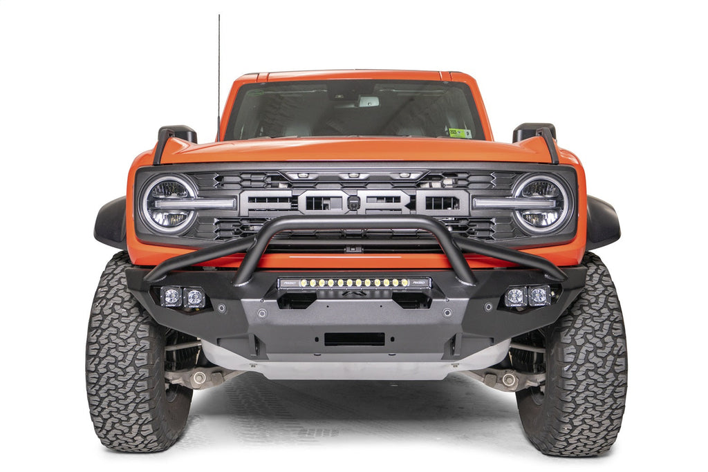 Fab Fours 2022 2025 2022 Ford Bronco Raptor Matrix front bumper w pre-runner guard