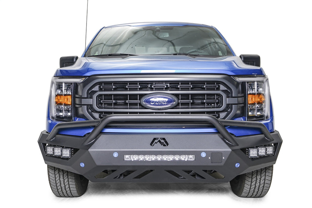Fab Fours 2021 2023 F150 Vengeance Front Bumper w Pre-Runner Guard Bare
