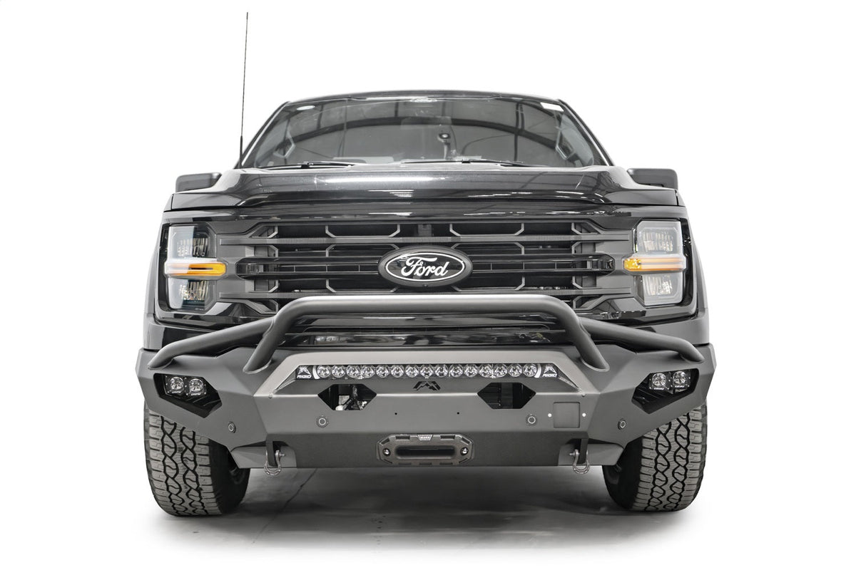 Fab Fours 2024 2026 2024 Ford F150 Matrix front Bumper w pre-runner guard