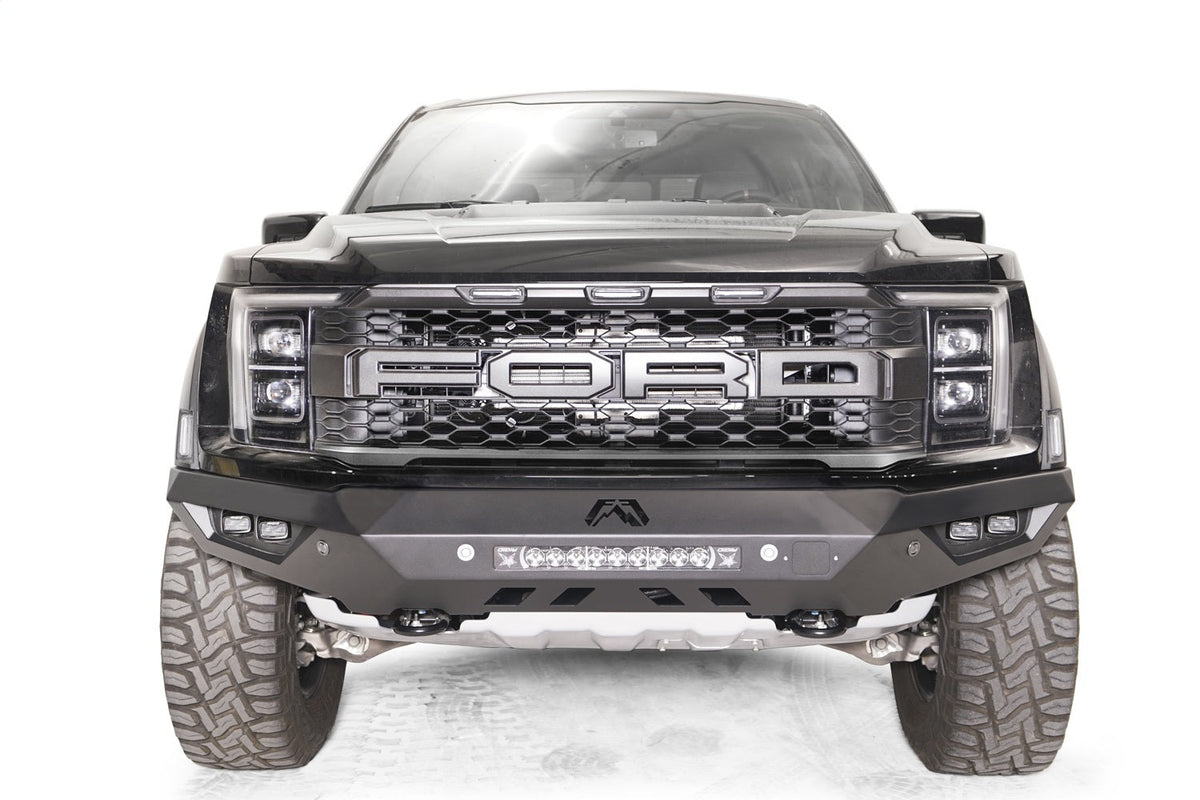 Fab Fours 2021 2023 Ford Raptor Vengeance front w no guard Bare