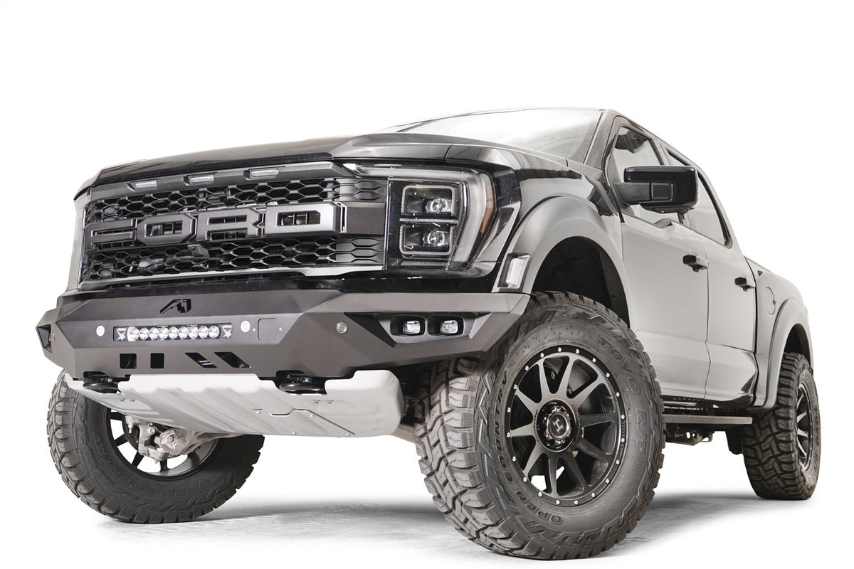 Fab Fours 2021 2023 Ford Raptor Vengeance front w no guard Bare