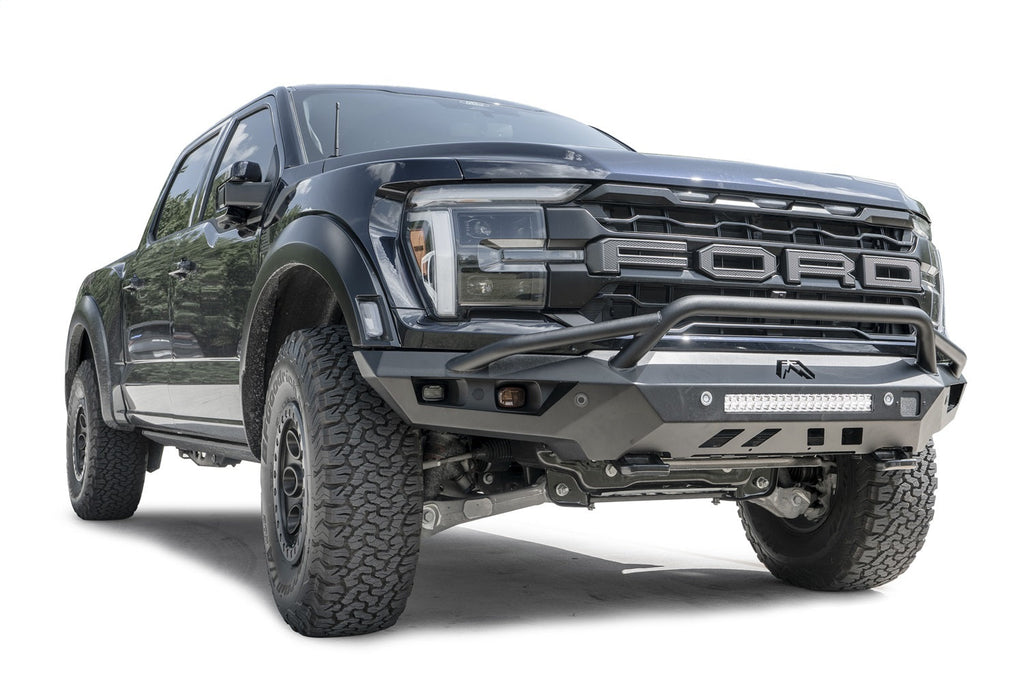 Fab Fours 2024 2026 Ford F150 Raptor Vengeance Front Sensor Bumper w Pre-Runner Guard
