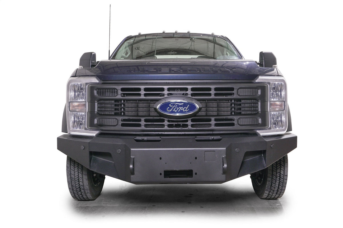 Fab Fours 2023 2026 Ford F450-F550 Premium Front Bumper w No Guard Adaptive Cruise Control Compatible Bare
