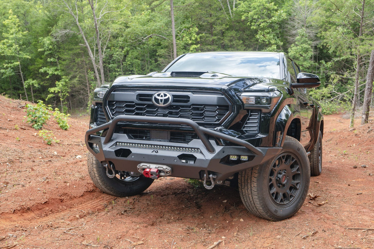 Fab Fours 2024 2026 Toyota Tacoma Matrix Front Bumper w Pre-Runner Guard Bare