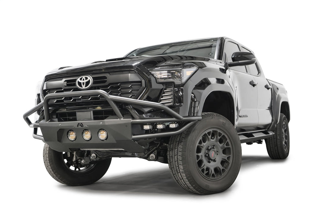 Fab Fours 2024 2026 Toyota Tacoma Hybrid Front Non-Winch Bumper w pre-runner guard Bare