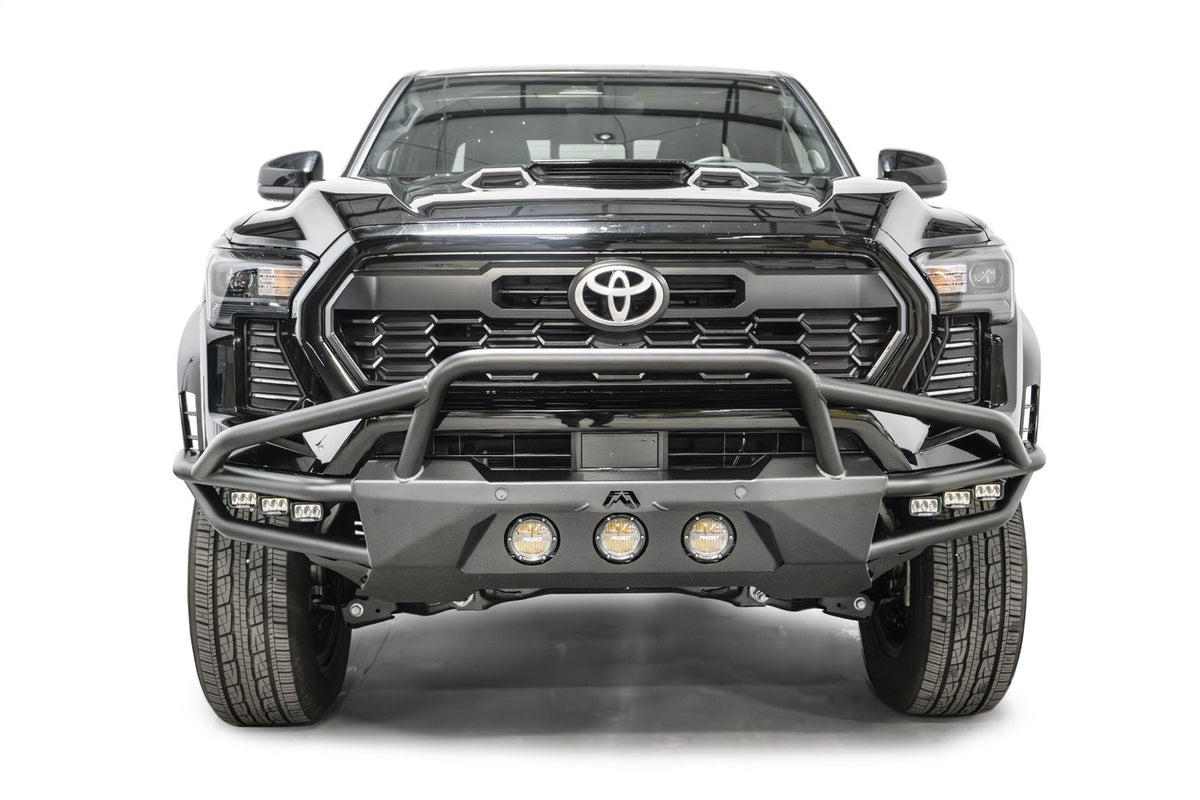 Fab Fours 2024 2026 Toyota Tacoma Hybrid Front Non-Winch Bumper w pre-runner guard Bare