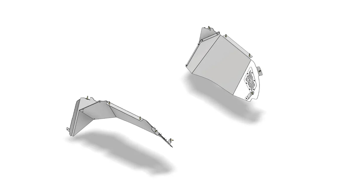 Motobilt High Clearance Front Inner Fenders -Blank- for Jeep JL JLU JT for 40 Tires
