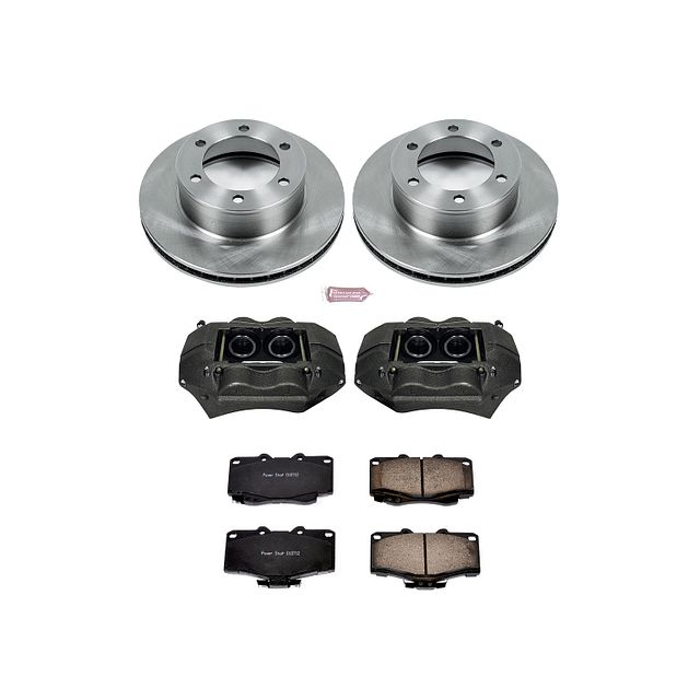 PowerStop Autospecialty Brake Kit w/ Calipers - Front - Toyota Tacoma (1995-2004)