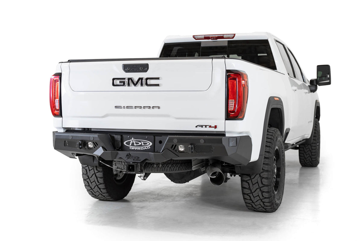 Addictive Desert Designs 2020-2023 GMC Sierra 2500 3500 2020-2023 Chevrolet Silverado 2500 3500 Addictive Desert Designs Bomber HD Rear Bumper