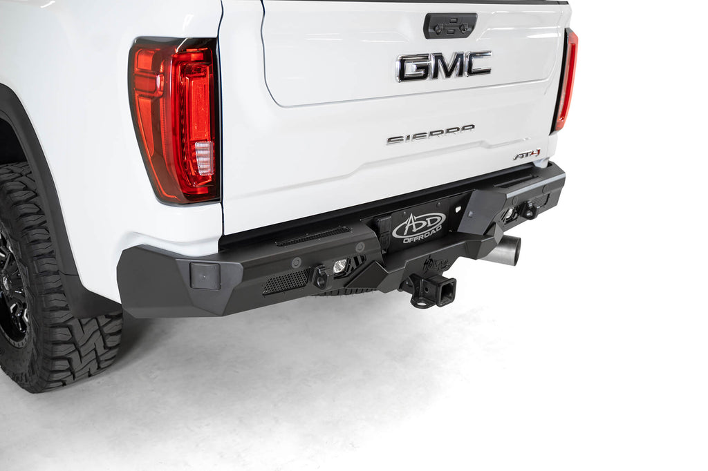 Addictive Desert Designs 2020-2023 GMC Sierra 2500 3500 2020-2023 Chevrolet Silverado 2500 3500 Addictive Desert Designs Bomber HD Rear Bumper