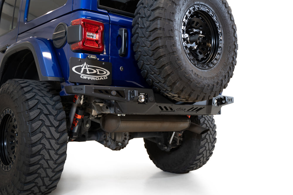Addictive Desert Designs 2018 -2025 Jeep JL JLU Wrangler Addictive Desert Designs Stealth Fighter Rear Bumper