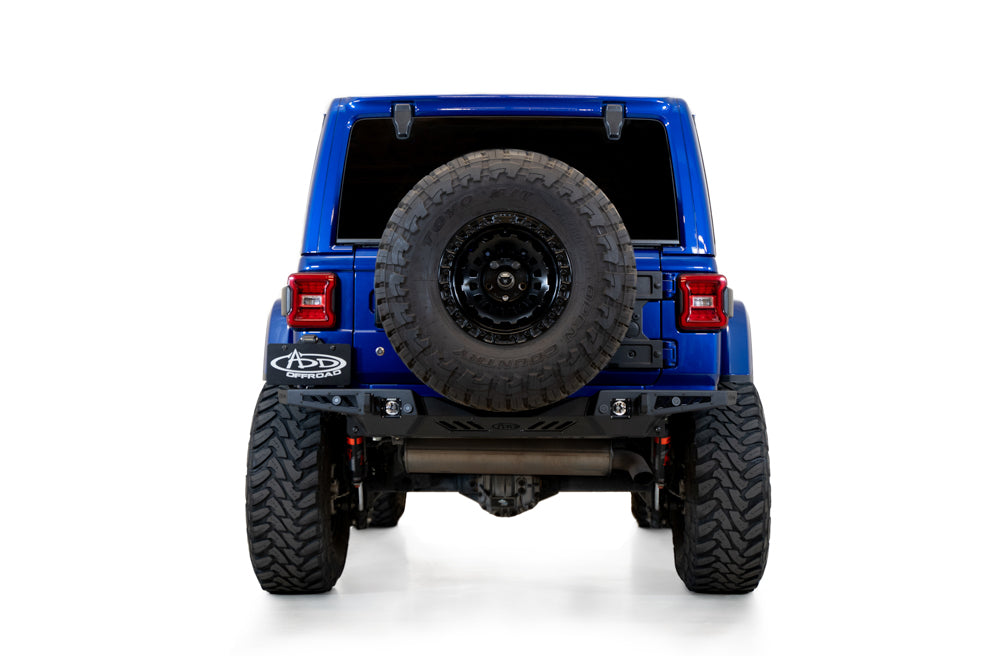 Addictive Desert Designs 2018 -2025 Jeep JL JLU Wrangler Addictive Desert Designs Stealth Fighter Rear Bumper