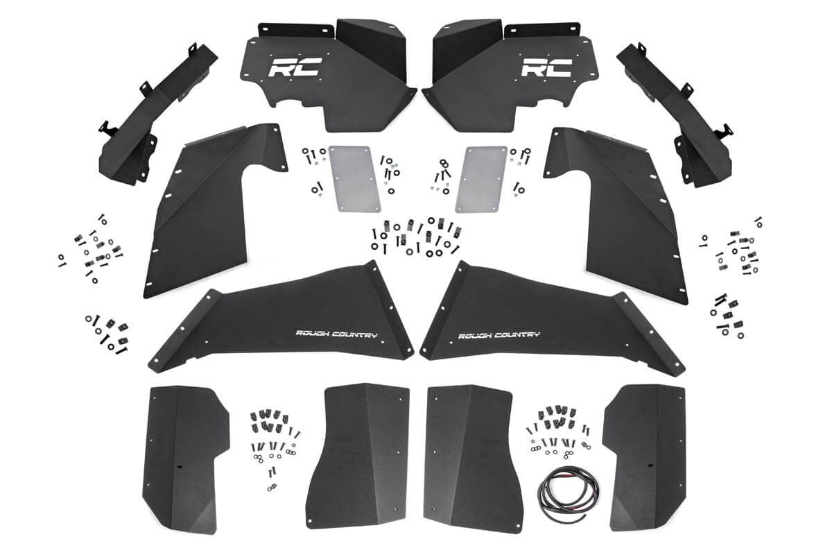 Rough Country Inner Fenders FR RR Vertex Jeep Wrangler JK Wrangler Unlimited (07-18)