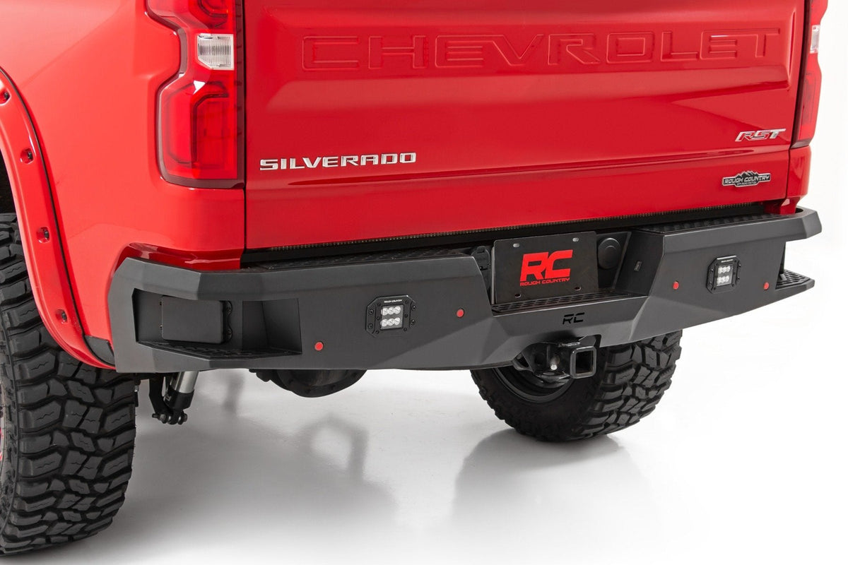 Rough Country Rear LED Bumper Chevy GMC Sierra 1500 (19-26) Silverado 1500 (19-26)