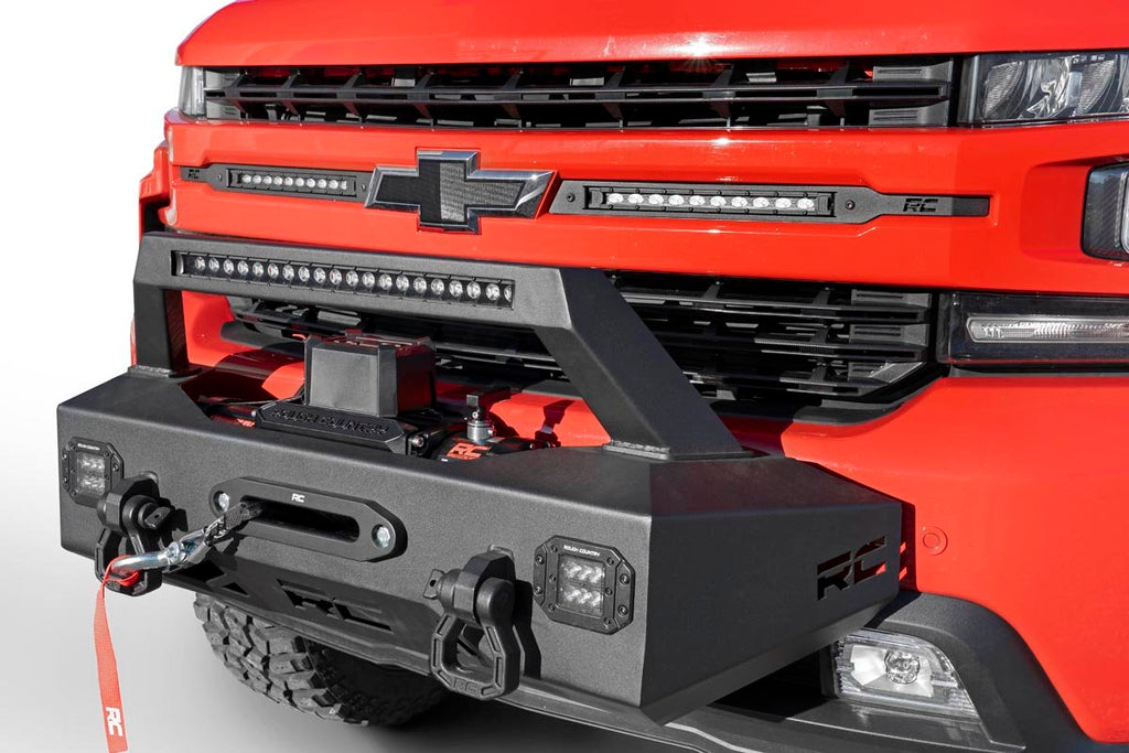 Rough Country EXO Winch Mount Kit Chevy Silverado 1500 2WD 4WD (2019-2022)
