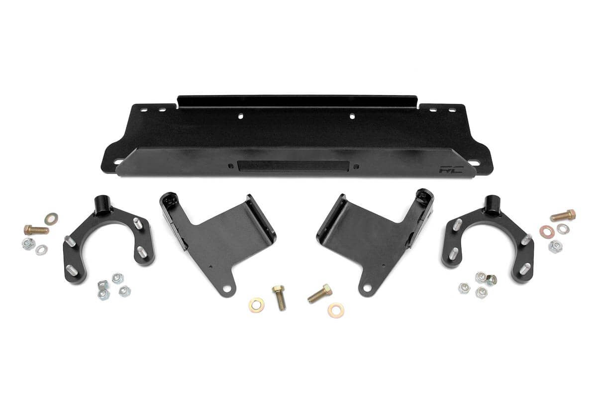 Rough Country Winch Mounting Plate Factory Bmpr Jeep Wrangler JK Wrangler Unlimited (07-18)