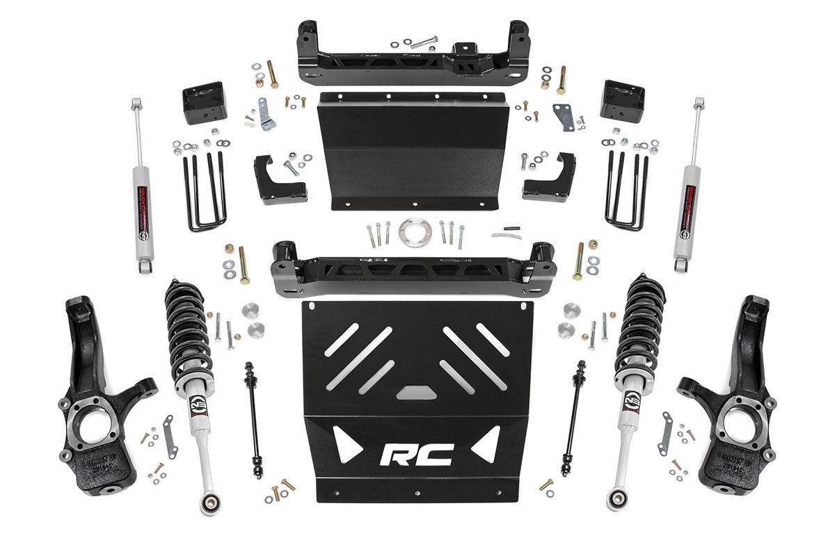 Rough Country 4 Inch Lift Kit N3 Struts Chevy GMC Canyon Colorado 2WD 4WD (2015-2022)