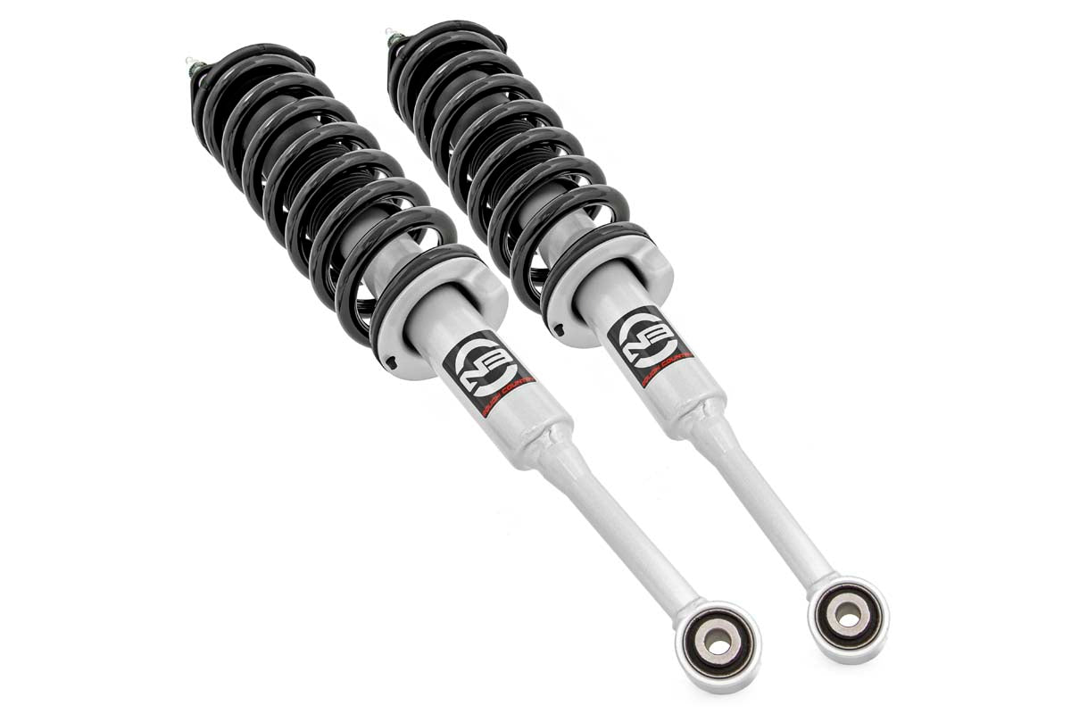 Rough Country Loaded Strut Pair 4 Inch Chevy GMC Canyon Colorado 2WD 4WD (2015-2022)