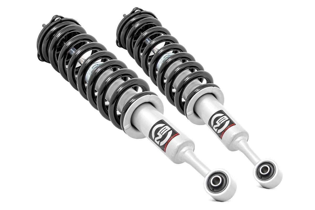 Rough Country Loaded Strut Pair Stock Toyota 4Runner 03-09 FJ Cruiser 07-09