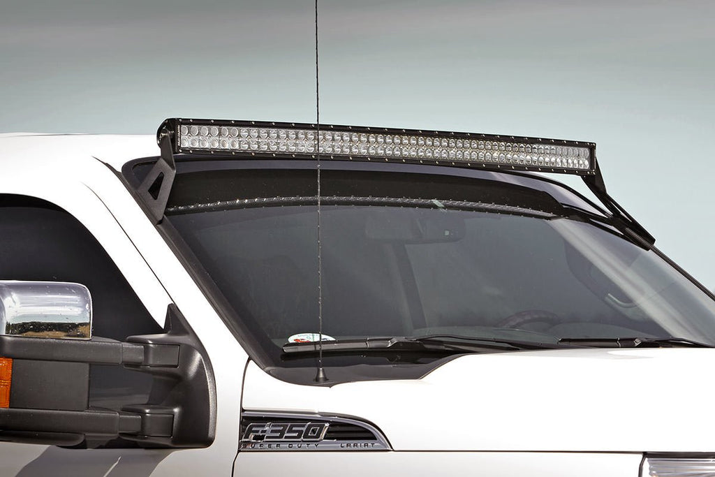 Rough Country LED Light Mount Upper Windshield 54 Curved Ford F-250 F-350 Super Duty (99-16)