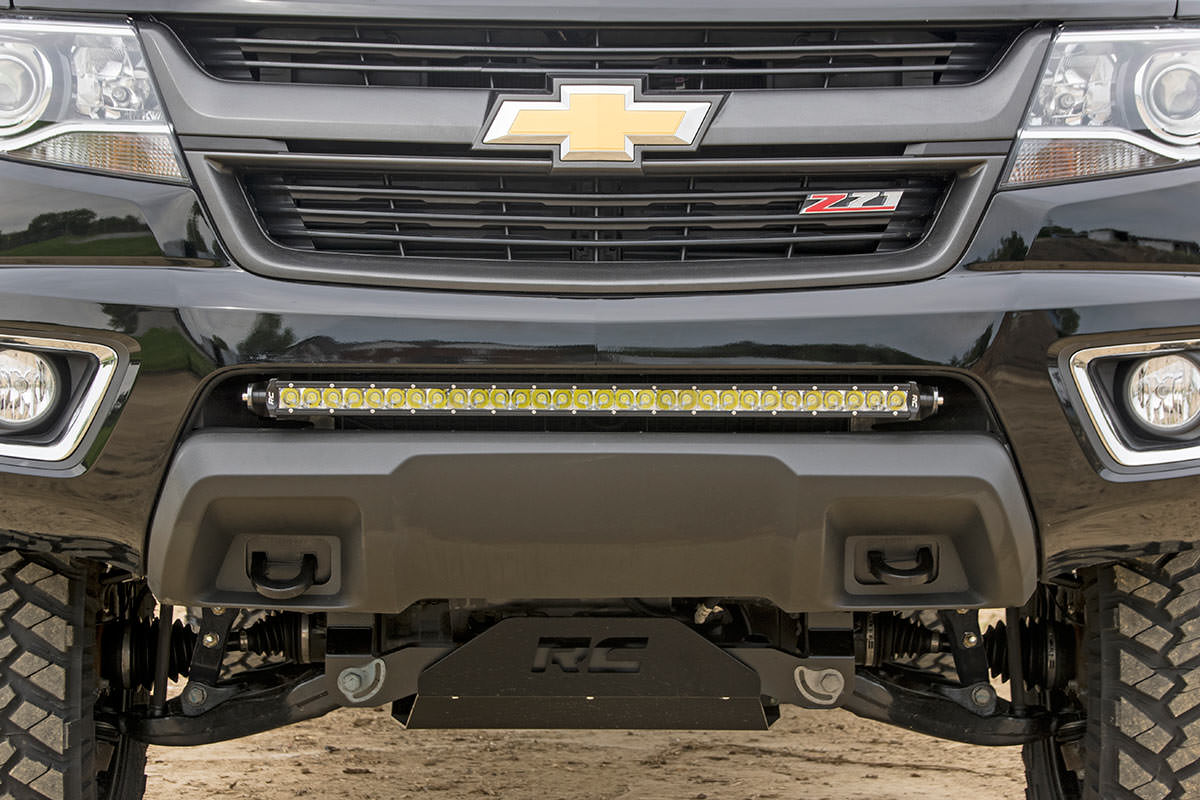 Rough Country LED Light Mount Bumper 30 Chevy GMC Canyon Colorado 2WD 4WD (15-22)