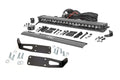 Rough Country LED Light Kit Bumper Mount 20 Black Single Row White DRL Ram 2500 (03-18) 3500 (03-18)