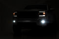 Rough Country LED Light Kit Fog Mount 2 Black Pair GMC Sierra 1500 2WD 4WD (14-15)