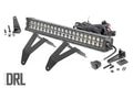 Rough Country LED Light Kit Bumper Mount 20 Black Dual Row White DRL Ram 1500 (19-24)