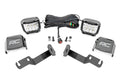 Rough Country LED Light Kit Ditch Mount 3 OSRAM Wide Toyota Tacoma 2WD 4WD (05-15)