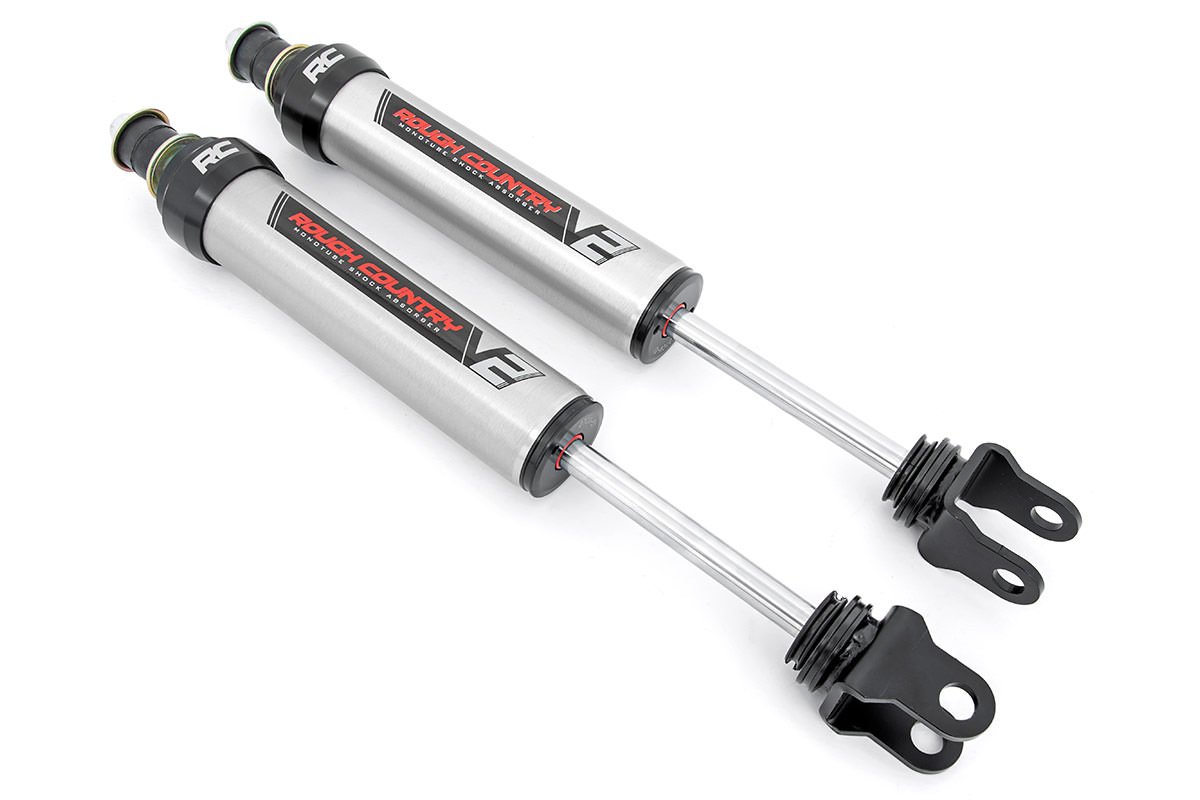 Rough Country V2 Front Shocks 3.5-6.5 Chevy GMC Sierra 1500 Silverado 1500 Tahoe Yukon (99-06 Classic)