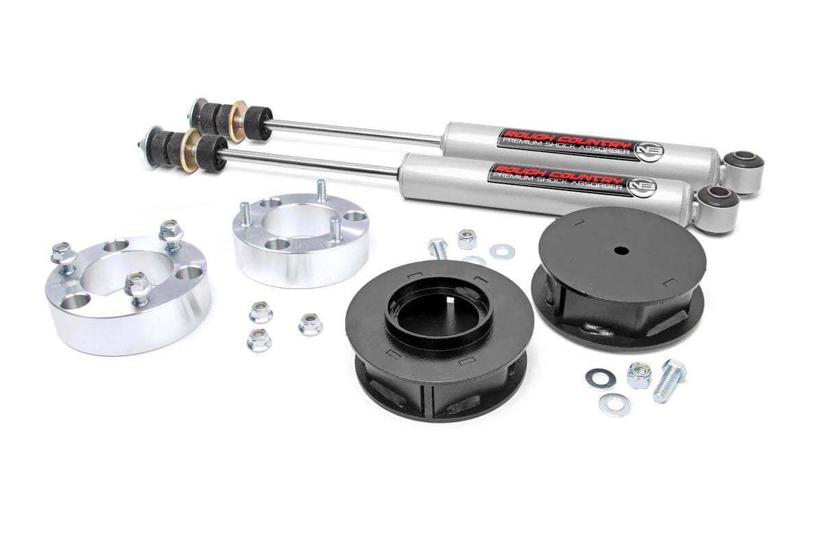 Rough Country 3 Inch Lift Kit Toyota 4Runner (03-09) FJ Cruiser (07-14) 2WD 4WD