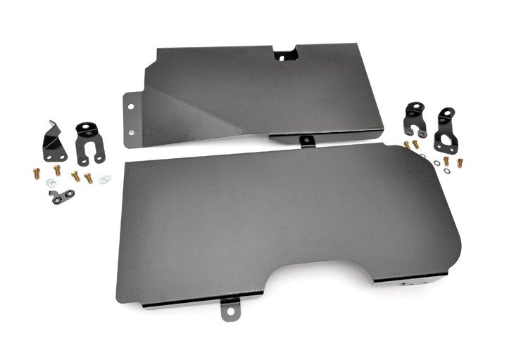 Rough Country Gas Tank Skid Plate Jeep Wrangler Unlimited 2WD 4WD (2007-2018)