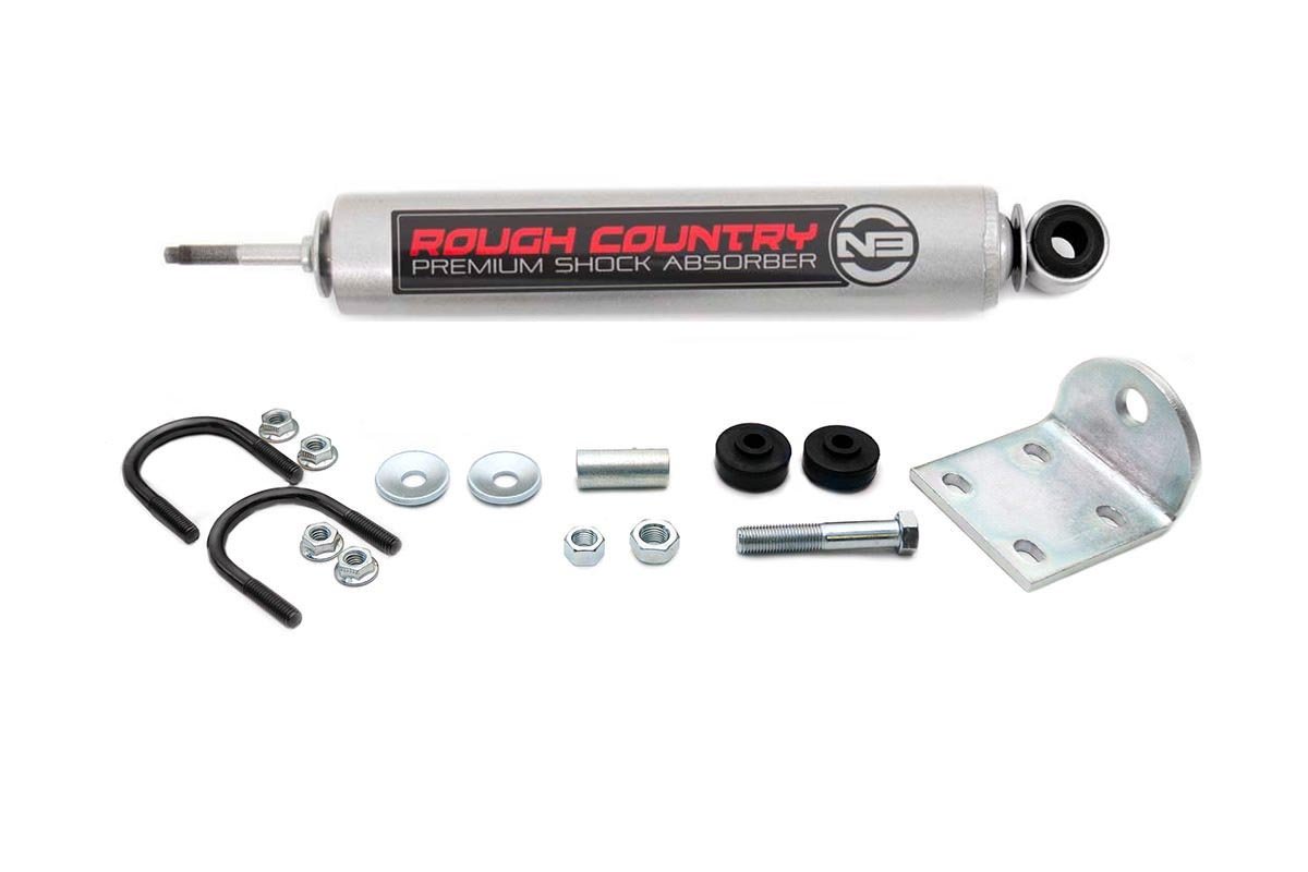 Rough Country N3 Steering Stabilizer Ford Excursion F-250 Super Duty F-350 Super Duty 4WD