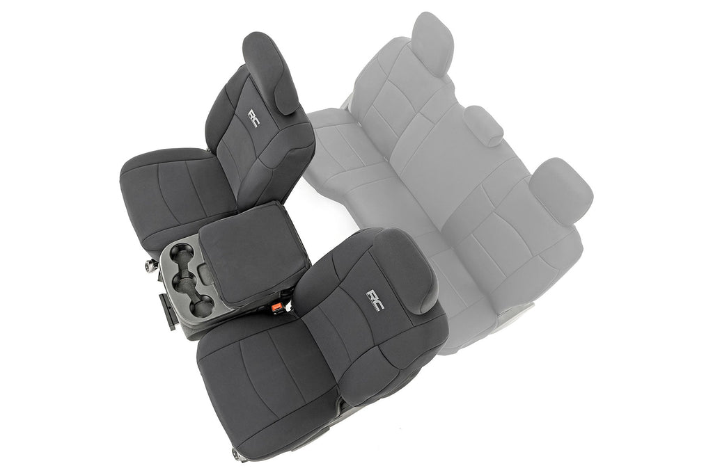 Rough Country Seat Covers Bucket Seats FR Ram 2500 2WD 4WD (2019-2026)