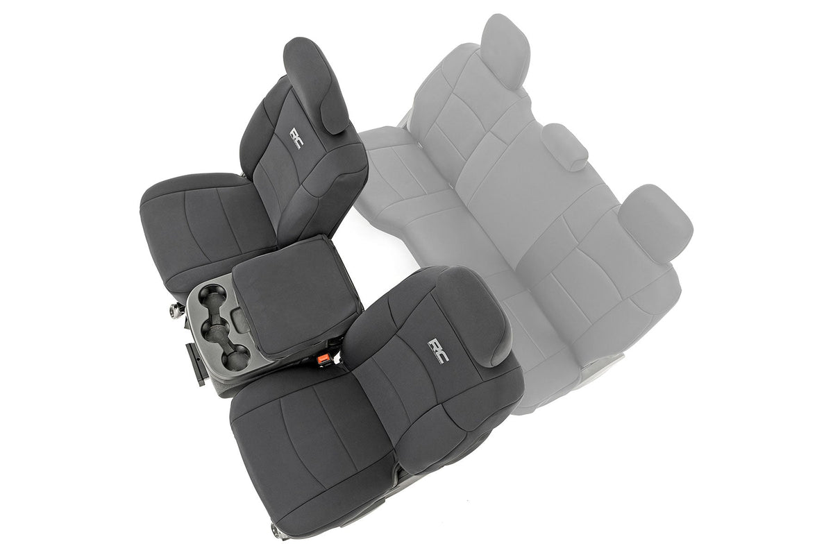 Rough Country Seat Covers Bucket Seats FR Ram 2500 2WD 4WD (2019-2026)