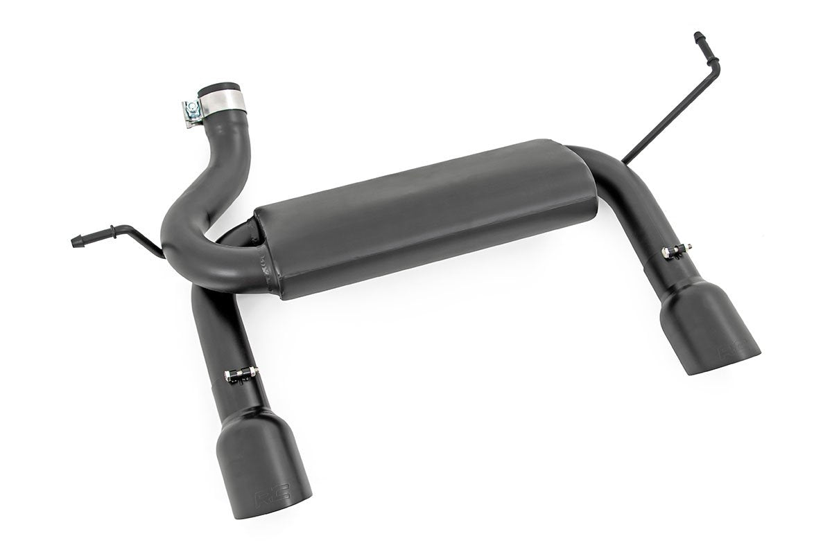 Rough Country Performance Exhaust Dual Outlet Jeep Wrangler JK Wrangler Unlimited (07-18)